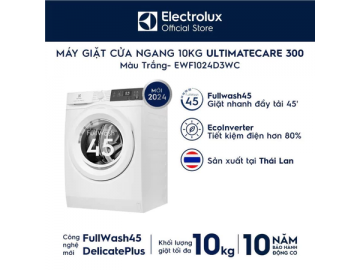 Máy giặt Electrolux Inverter 10 kg EWF1024D3WC